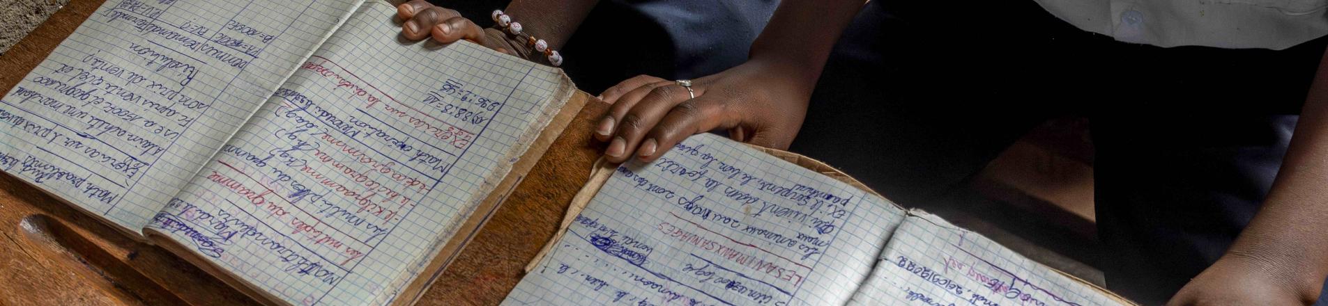 School books in DRC
