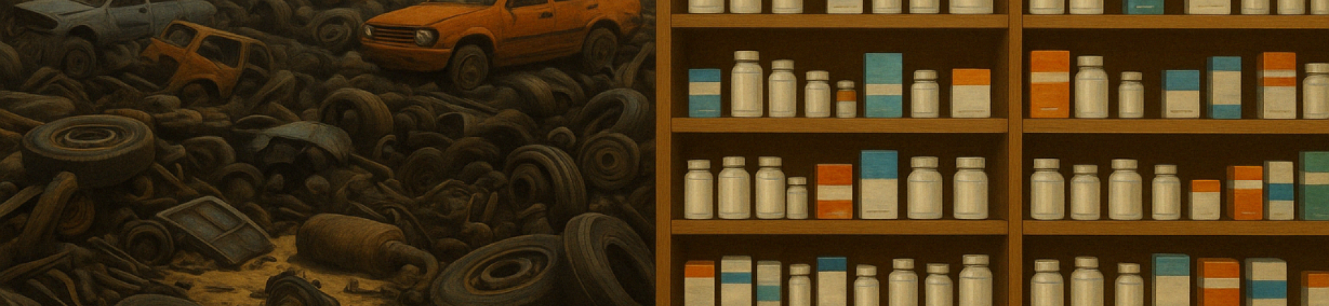 Auto parts and medicines