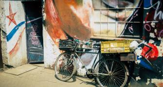 bike in Kenya, reflecting this articles theme of access to finance allowing people to purchase bikes