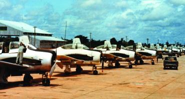 T-28Ds_operating_in_Laos_1964-73