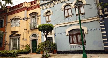 Mexico city colonial house