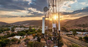 mobile internet tower in Africa, reflecting one of the topics we covered this week on VoxDev