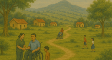 Illustration of disability in Vietnam