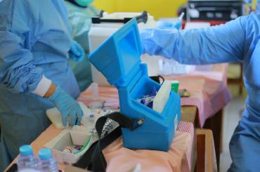 Medical experts in Indonesia prepare vaccines