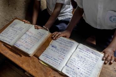 School books in DRC