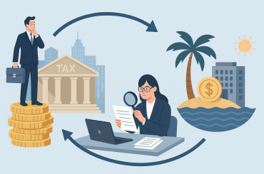 Illustration of corporate tax evasion